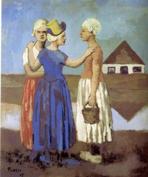 Pablo Picasso : three dutch girls